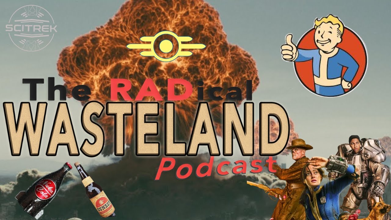 The Radical Wasteland Podcast Episode 8 cover art with characters.